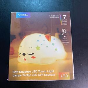 Soft Squeeze LED Touch Night Light - White